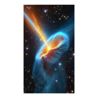 Celestial Fury: Vertical Burst Fototryck