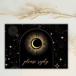 Celestial Galaxy Black Mystical Bröllop OSA