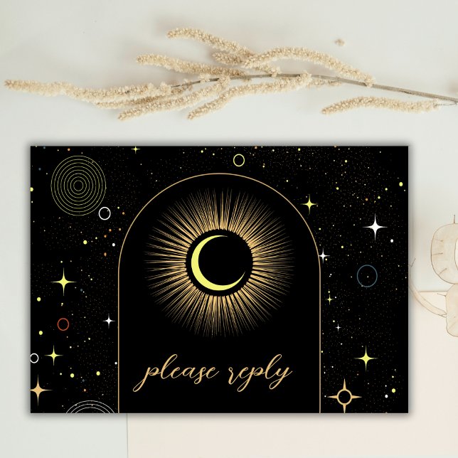 Celestial Galaxy Black Mystical Bröllop OSA (Skapare uppladdad)