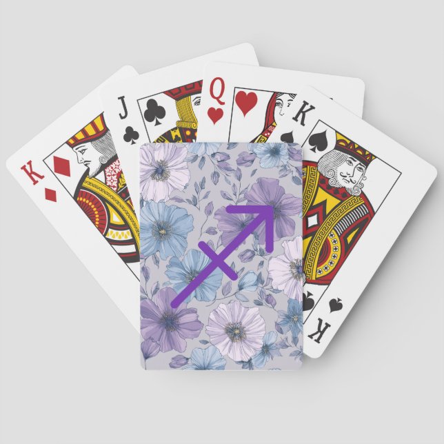 Celestial Gambit: Äventyrlig Skytten Casinokort (Baksidan)