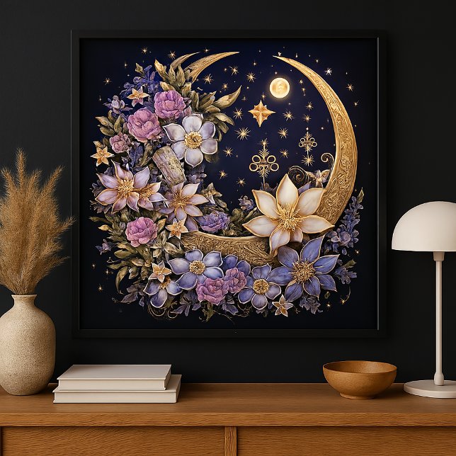 Celestial Garden Crescent Poster (Skapare uppladdad)