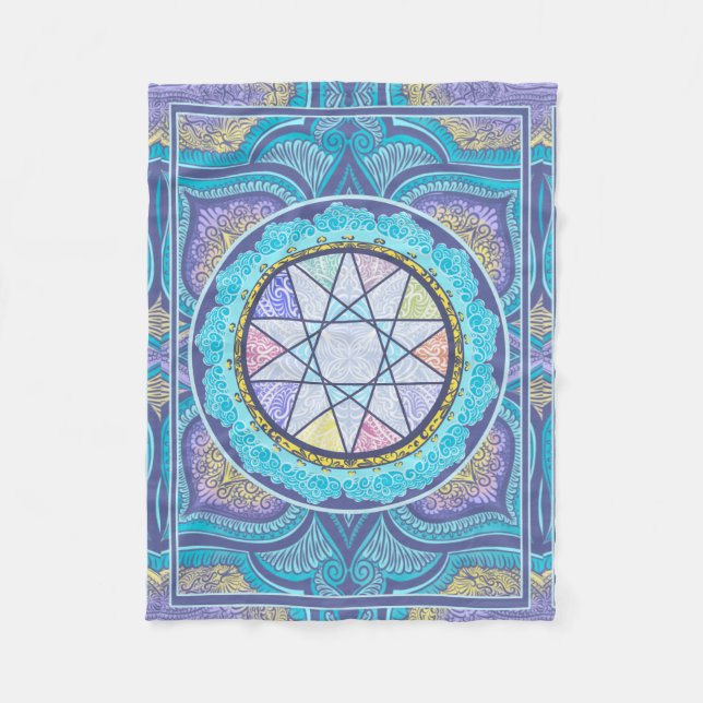 Celestial Geometry Portal Fleecefilt (Framsidan)