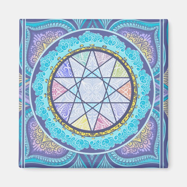 Celestial Geometry Portal Magnet (Framsidan)
