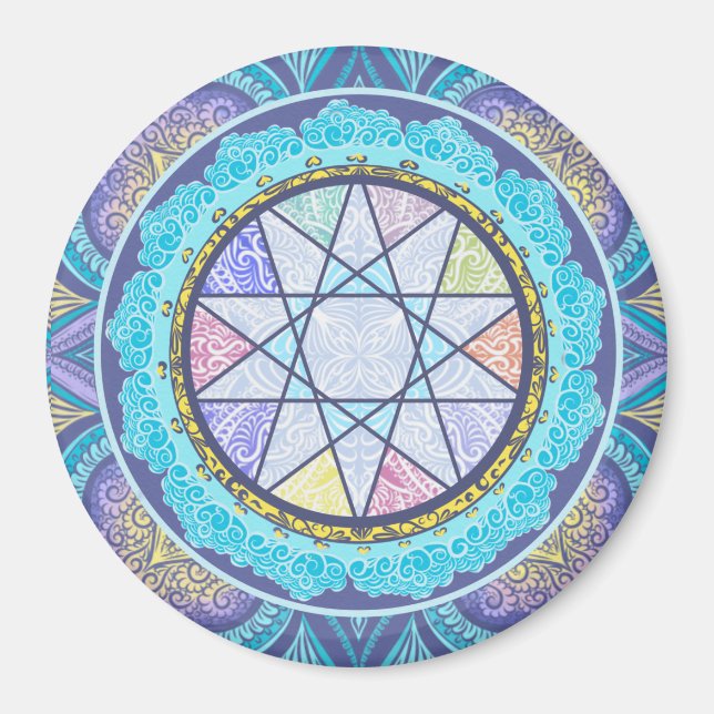 Celestial Geometry Portal Magnet (Framsidan)