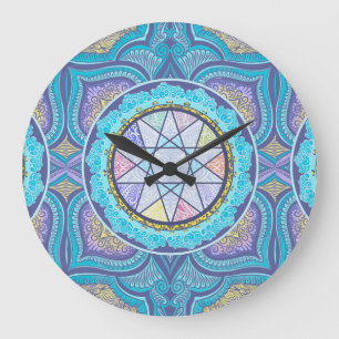 Celestial Geometry Portal Stor Klocka
