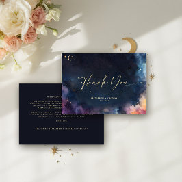 Celestial Gift Stars Cosmic Galaxy Midnight Blue Tack Kort