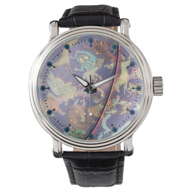 Celestial Globe Astronomy Watch Armbandsur (Framsida)