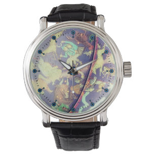 Celestial Globe Vintage Astronomy Watch Armbandsur