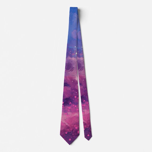 Celestial Glöd Abstrakta Slips (Framsida)