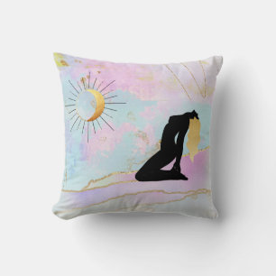 *~* Celestial Goddes Rainbow Pastel Glitter Kudde