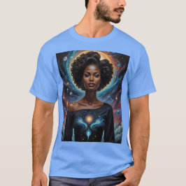 Celestial Goddess Galaxy Energy Shirt T Shirt