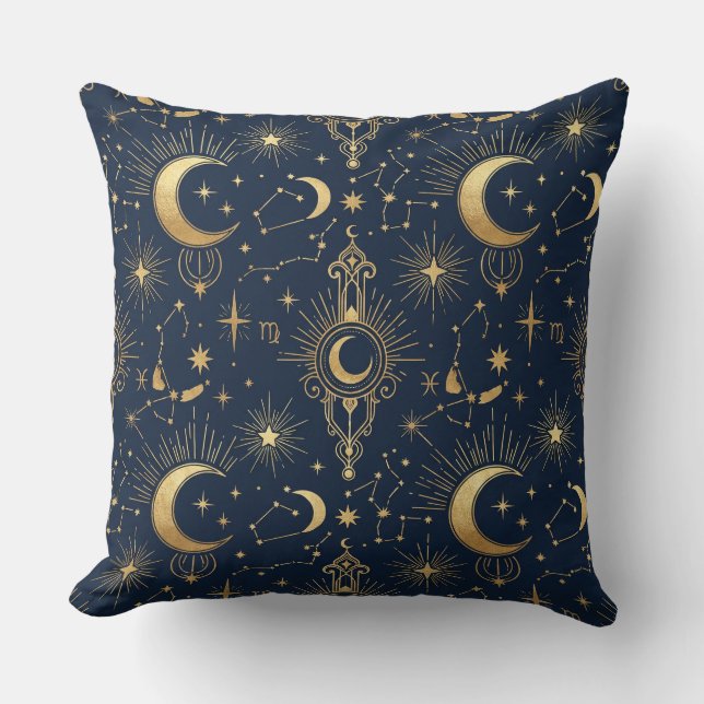 Celestial Gold Pillow Kudde (Framsida)