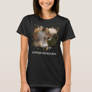 *~* Celestial Golden Artistic AP23 LIONESS Art T Shirt