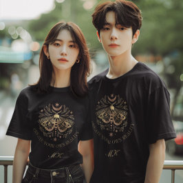 Celestial Golden Moth T Shirt