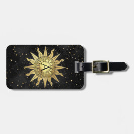 Celestial Golden Sol Bagagebricka