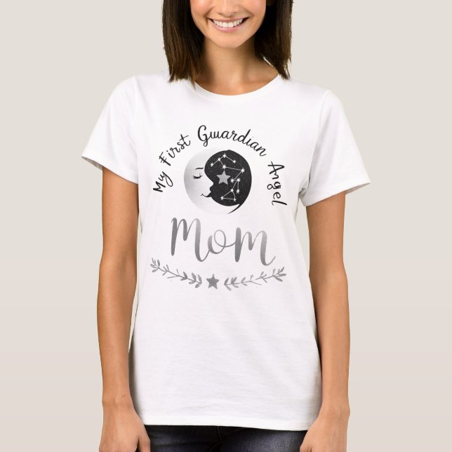 Celestial Guardian Mamma | Måne & First Journey Ar T Shirt (Framsida)