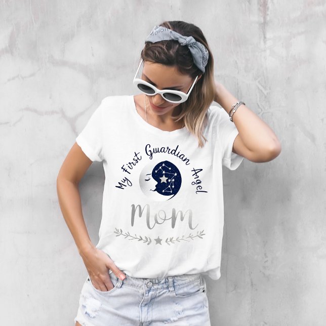 Celestial Guardian Mamma | Måne & First Journey Ar T Shirt (Skapare uppladdad)