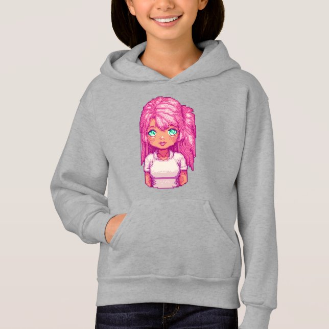 Celestial Guardian rosa flicka T Shirt (Framsida)