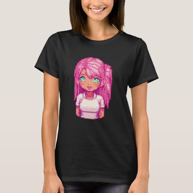 Celestial Guardian rosa Girl T Shirt (Framsida)