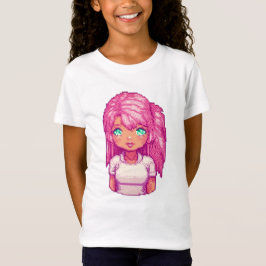 Celestial Guardian rosa Girl T Shirt