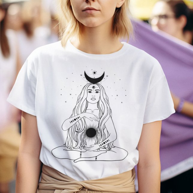 Celestial Gudinna Helare Energi T Shirt (Skapare uppladdad)