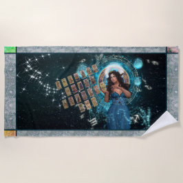 Celestial gudinna Messenger med Tarot Cards
