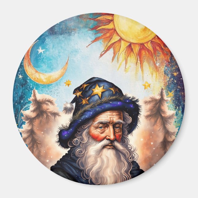 Celestial-guiden Sol och Måne Magnet (Framsidan)
