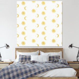 Celestial Guld Canvastryck