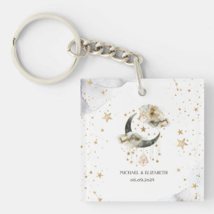 Celestial Guld Mån Stjärnor