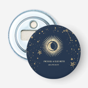 Celestial Guld Sol Och Måne Stjärnor Flasköppnare