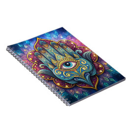 Celestial Hamsa Anteckningsbok