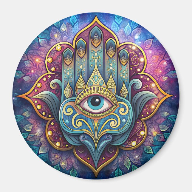 Celestial Hamsa  Magnet (Framsidan)