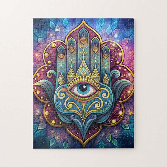 Celestial Hamsa  Pussel (Vertikal)