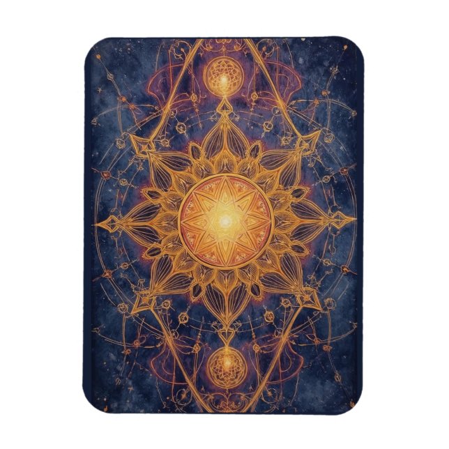 Celestial Harmoni – Den Sakrala Ljusportalen Magnet (Vertikal)