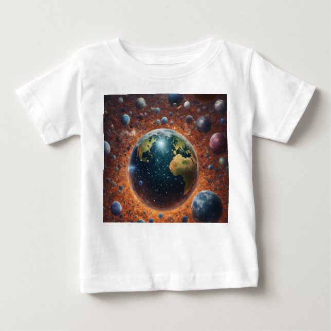 "Celestial Harmony Earth T-Shirt" T-Shirt (Framsida)