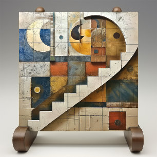 Celestial Harmony Geometric Mosaic Kakelplatta