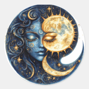 Celestial Harmony Runt Klistermärke