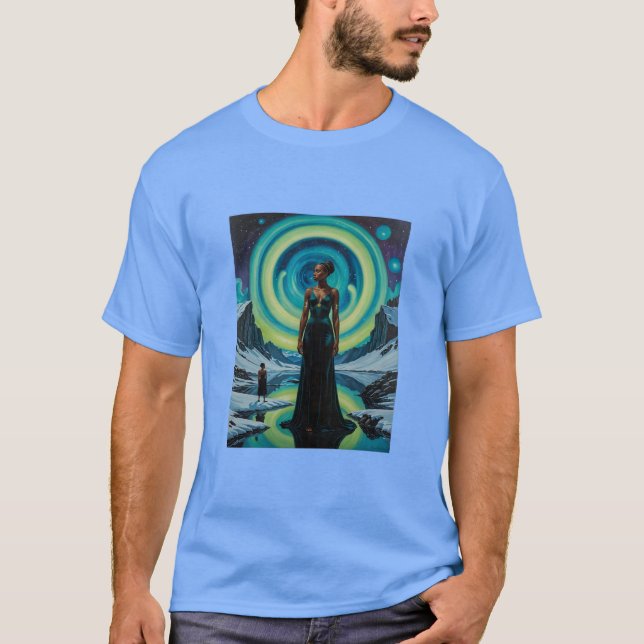 Celestial Ice Queen Portal Art Shirt T (Framsida)