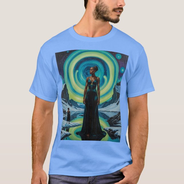 Celestial Ice Queen Portal Art Shirt T (Framsida)