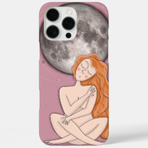Celestial iphone case - Hand plockade Illustration