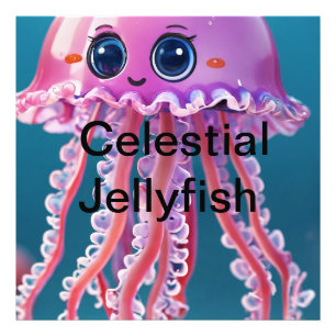 Celestial Jellyfish Fototryck