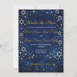 Celestial Jewish Invitation Inbjudningar