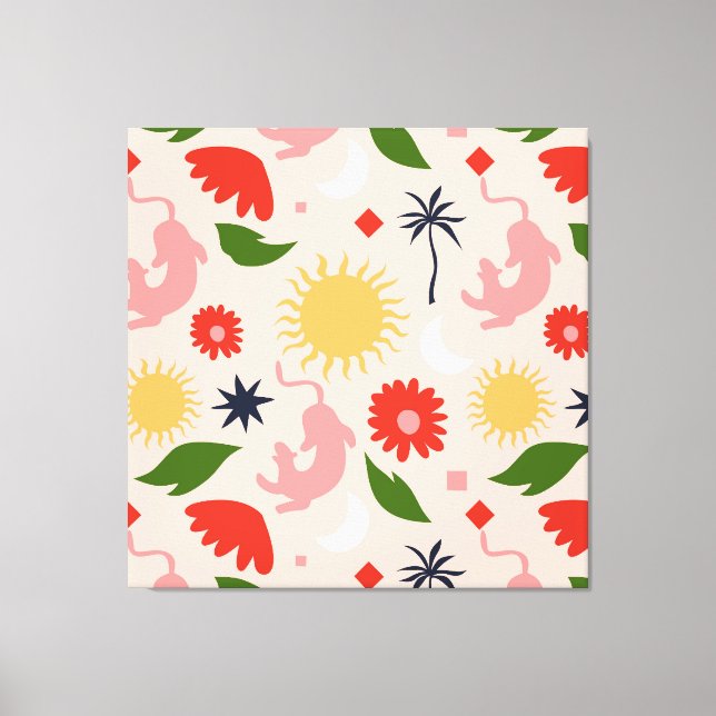 Celestial Jungle Canvastryck (Framsida)