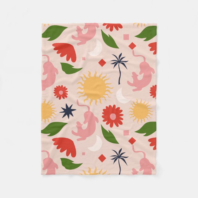 Celestial Jungle Fleecefilt (Framsidan)