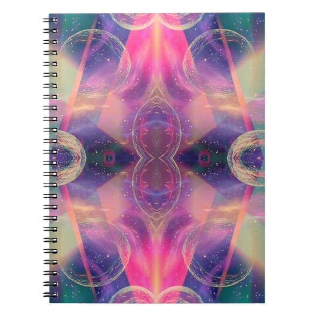 Celestial Kaleidoscopic Dreams Anteckningsbok (Framsidan)