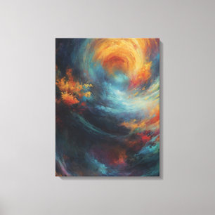 Celestial Kanvastryck - en fusion av Surreal