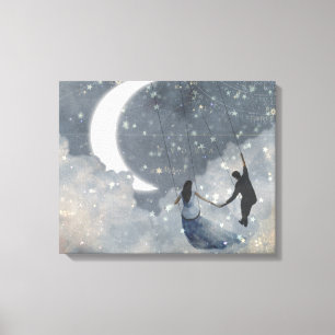 Celestial Kärlek Canvastryck