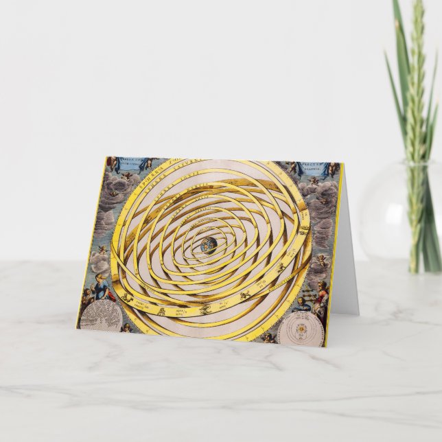 Celestial Karta Andres Celarius Greeting Card Kort (Framsida)
