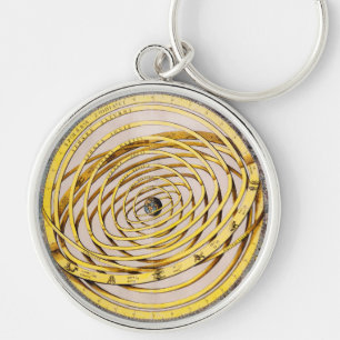 Celestial Karta Andres Celarius Keychain Rund Silverfärgad Nyckelring