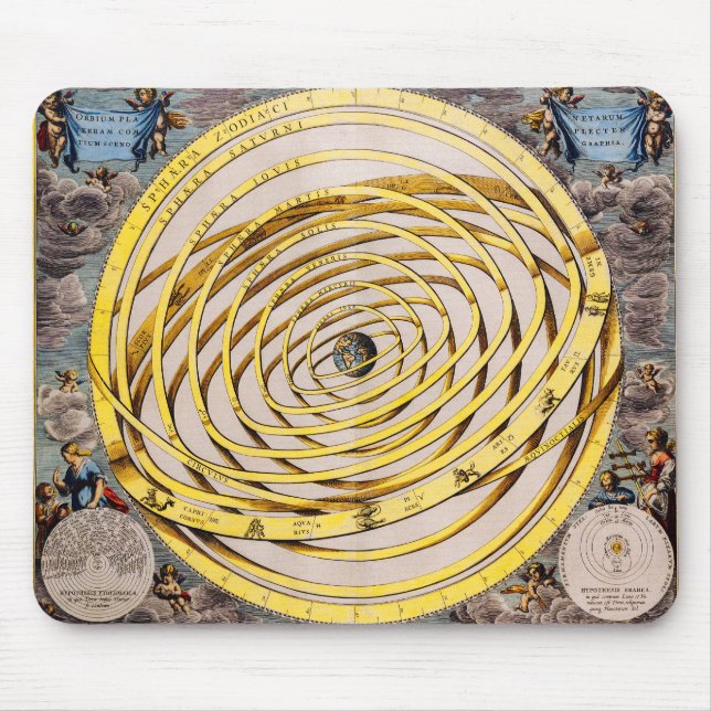 Celestial Karta Andres Celarius Mousepad Musmatta (Framsidan)